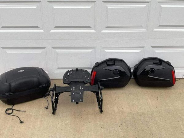 Can-Am Brand New Saddlebags and Back Trunk with Mounting Brackets & Hardware - Image 3