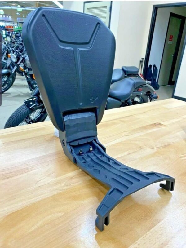 Can-Am New OEM Ryker Cast Aluminum Black Foldable Passenger Backrest