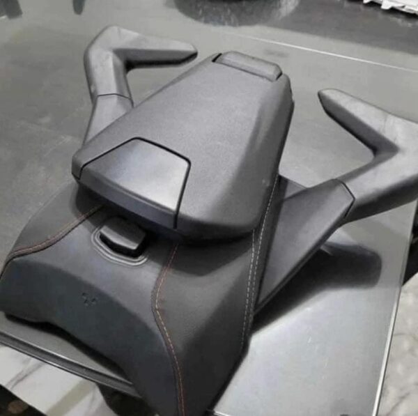 Can-am Ryker passenger seat with backrest and foot pegs - Image 2