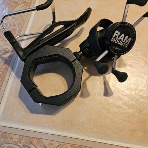Can-Am Lamonster Spyder cuff phone/drink holder.l